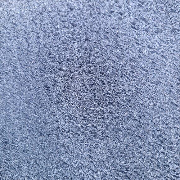 J Crew Bikini Bottom Textured curved-waist cheeky Size Medium Blue BC050 - Picture 6 of 7